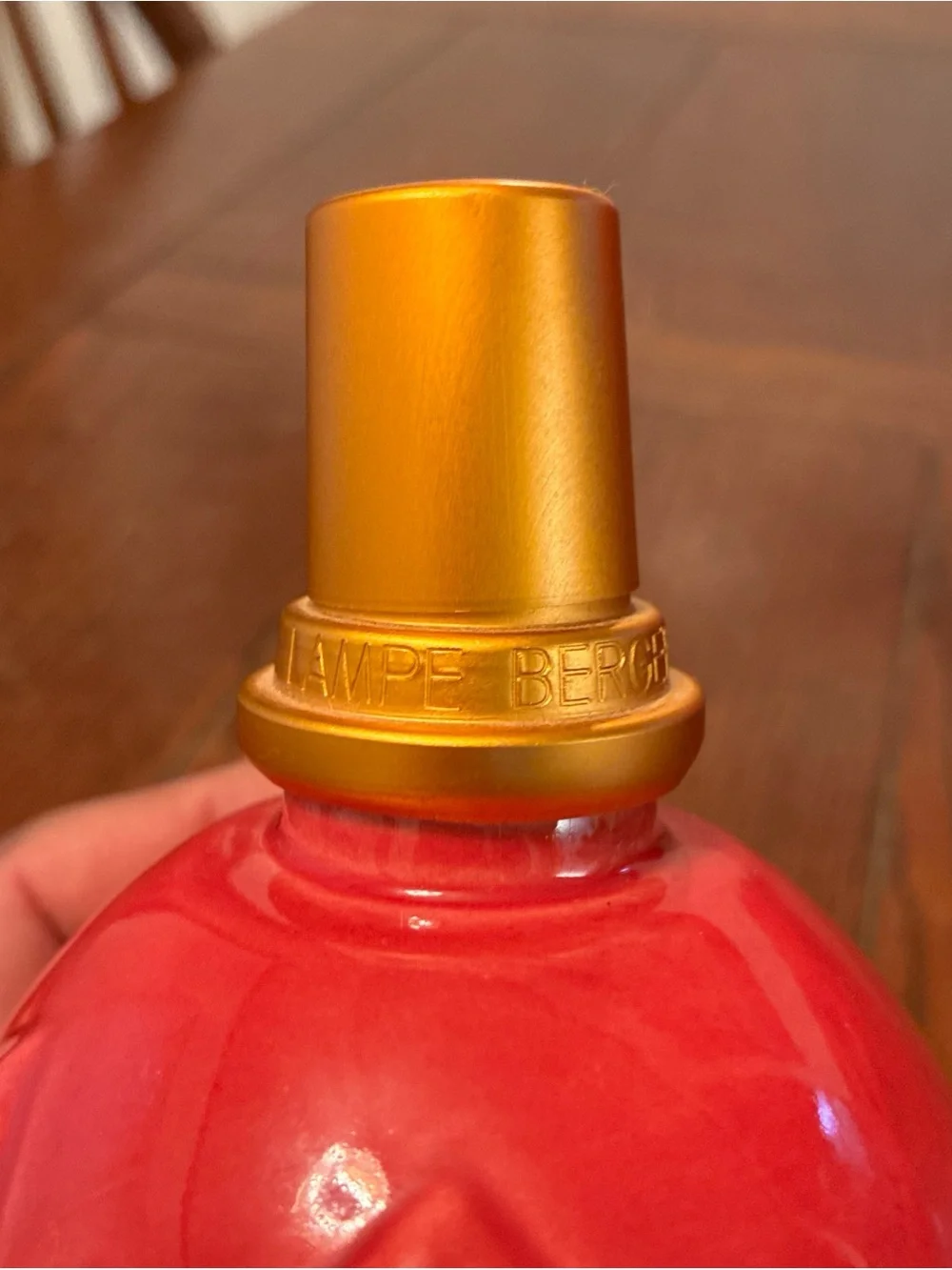 Vintage Lampe Berger Luneville Lotus Fragrance Lamp Rose Pink Ceramic